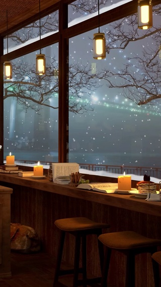 雪天咖啡屋