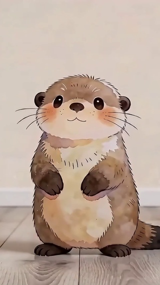 圈圈舞小水獭