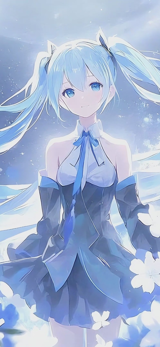 初音的梦幻星空花海