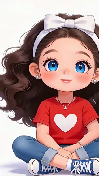可爱女孩