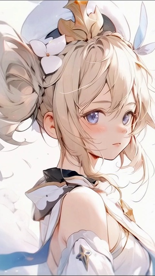 微光下的祈愿少女