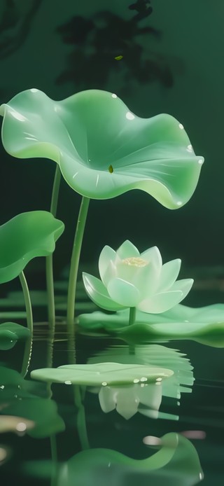 清新荷花