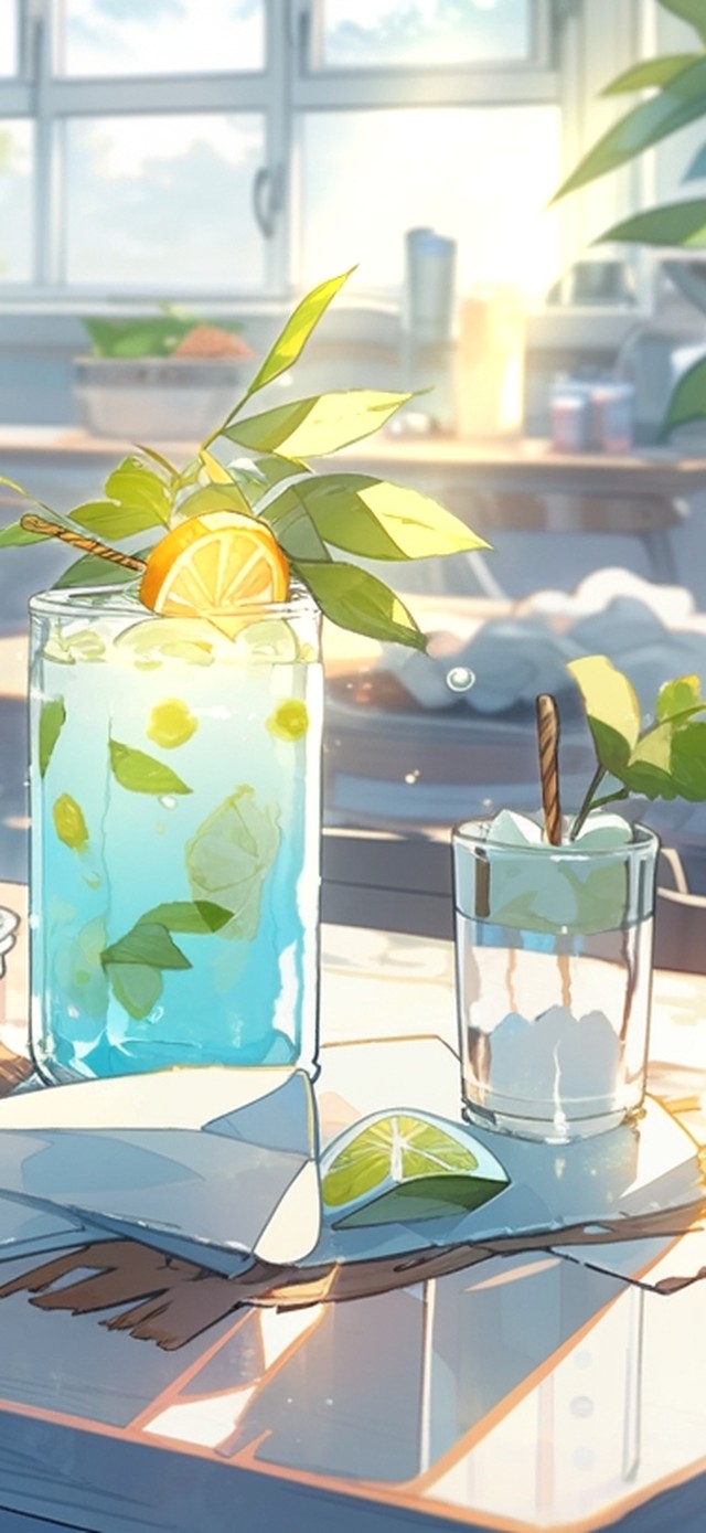 治愈夏天的味道清凉冰饮柠檬汁