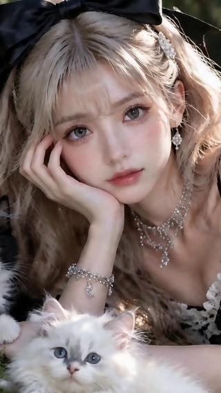 绿意美女