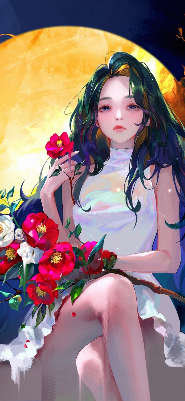 4K插画美少女