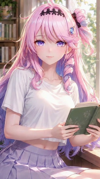 窗边静读美少女达妮娅