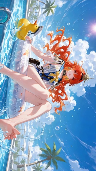 夏日泳池-奥古斯塔