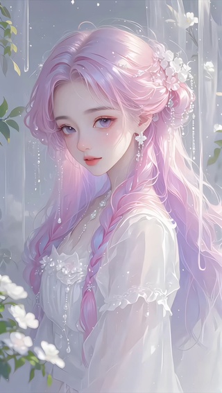 紫发女神
