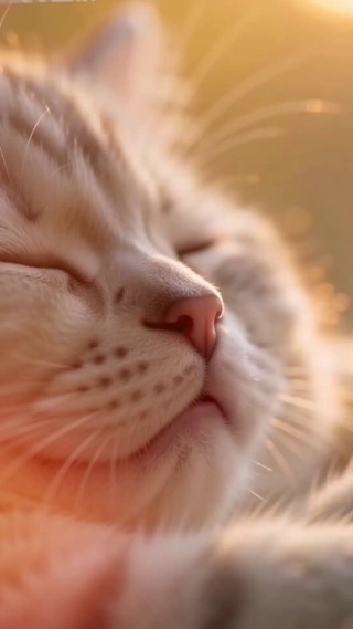 酣睡的小猫_1