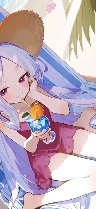 海边泳装少女-空崎日奈