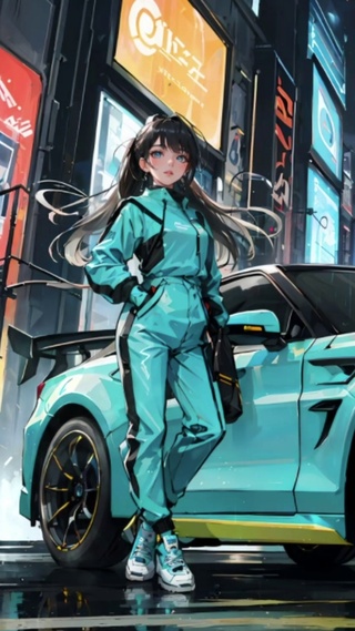 女孩汽车