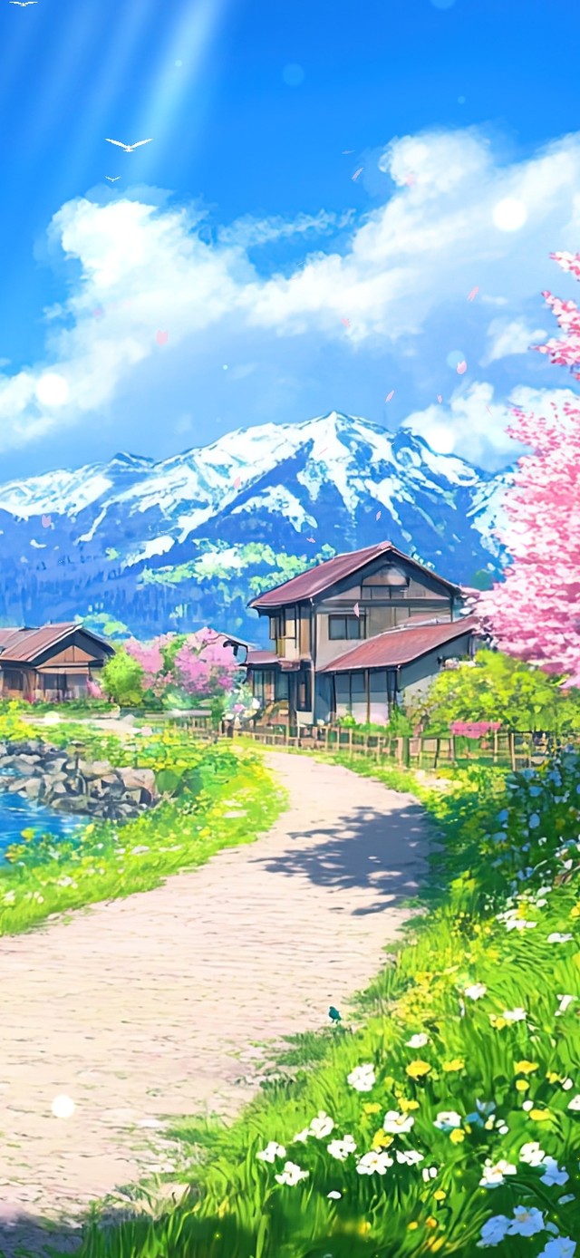 樱花小路村落