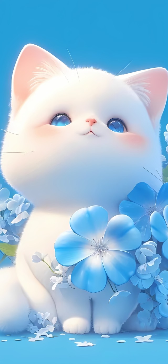 可爱骄傲的猫咪