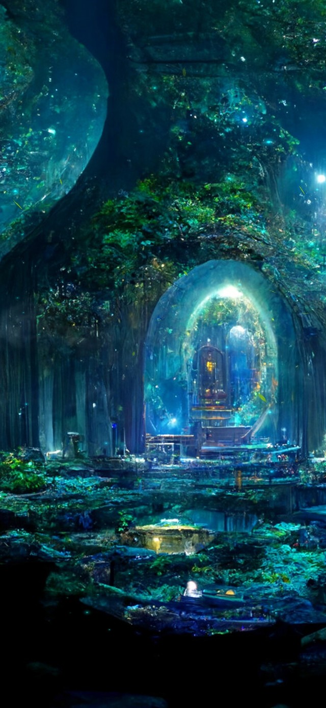 4k 治愈梦幻绿林秘境