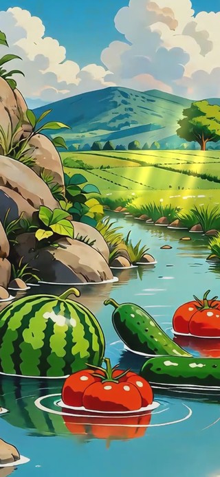 治愈清新溪流