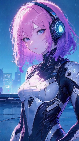 二次元炫酷女孩