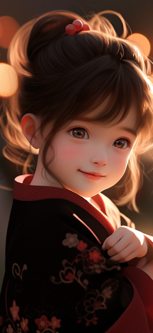 4K超萌汉服唯美女孩治愈一切