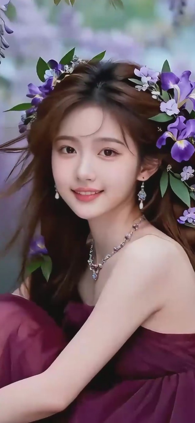 鲜花美女