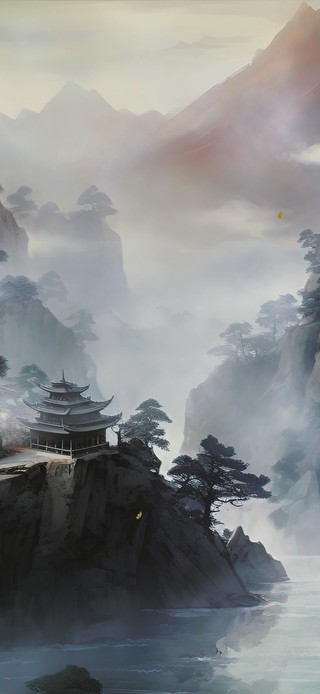水墨AI风景壁纸