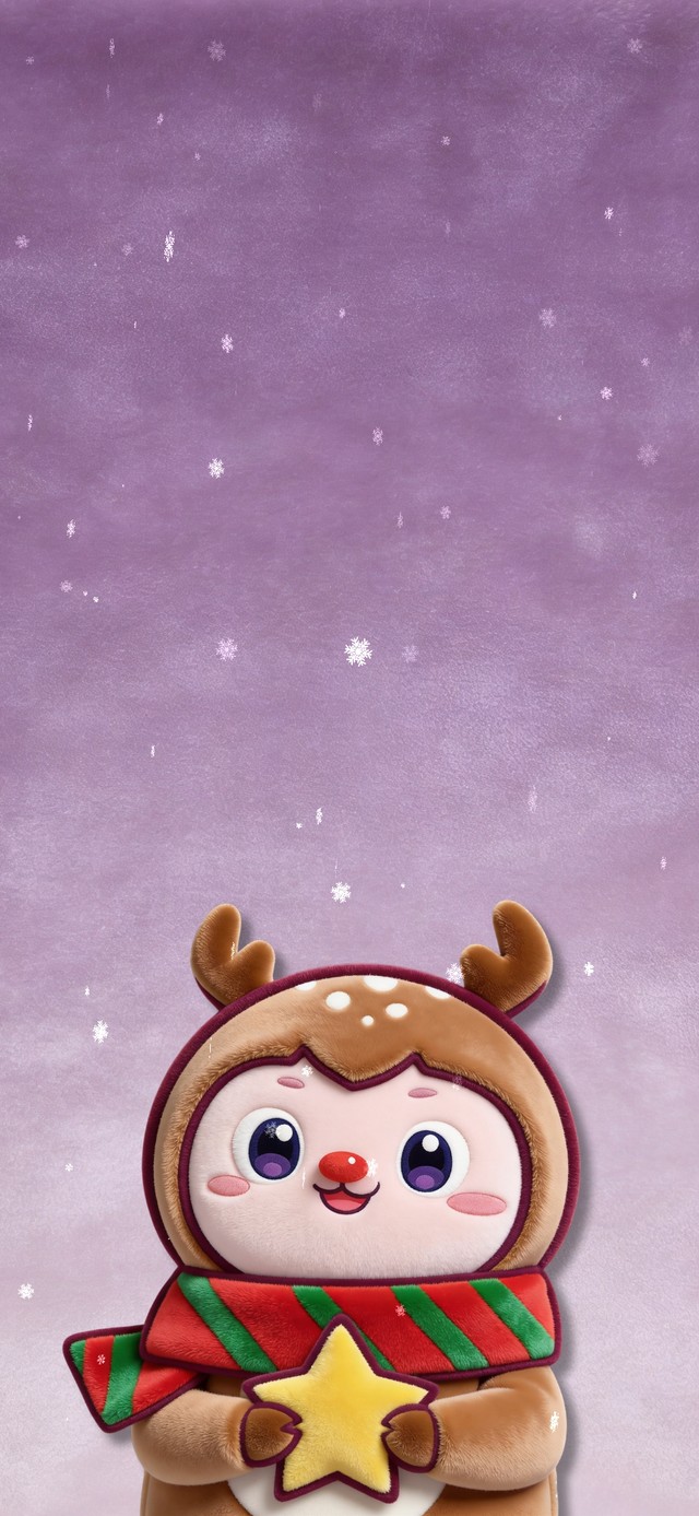 海豹粉米花·圣诞节麋鹿