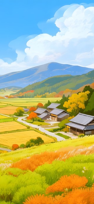 秋天的田野