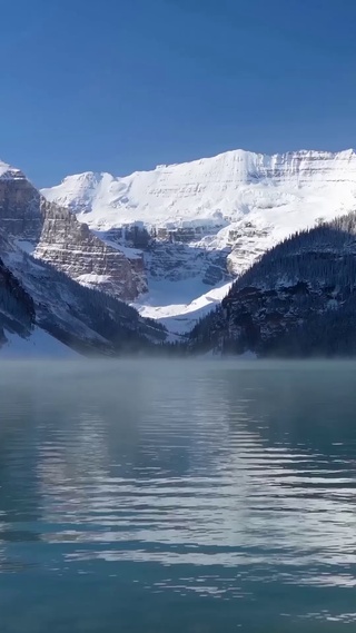 加拿大路易丝湖景 