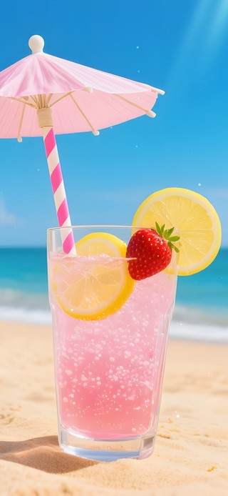 海边夏日果汁