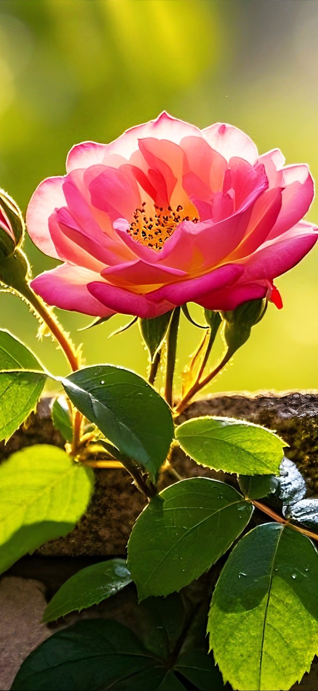 趴窗看世界的玫瑰