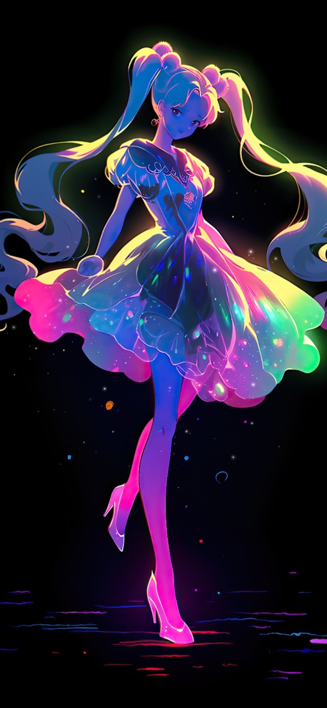 荧光少女月野兔