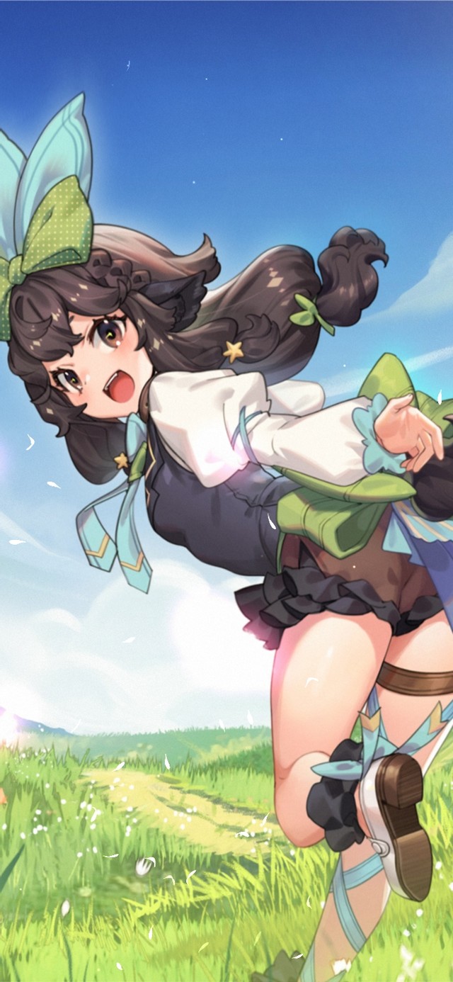 春日，追逐风的女孩