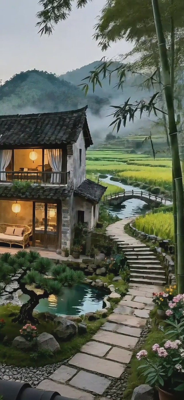 童年的乡村小院