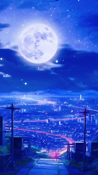 夜晚的城市