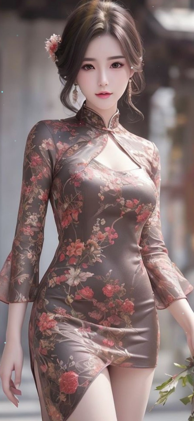 4K性感旗袍Ai美女