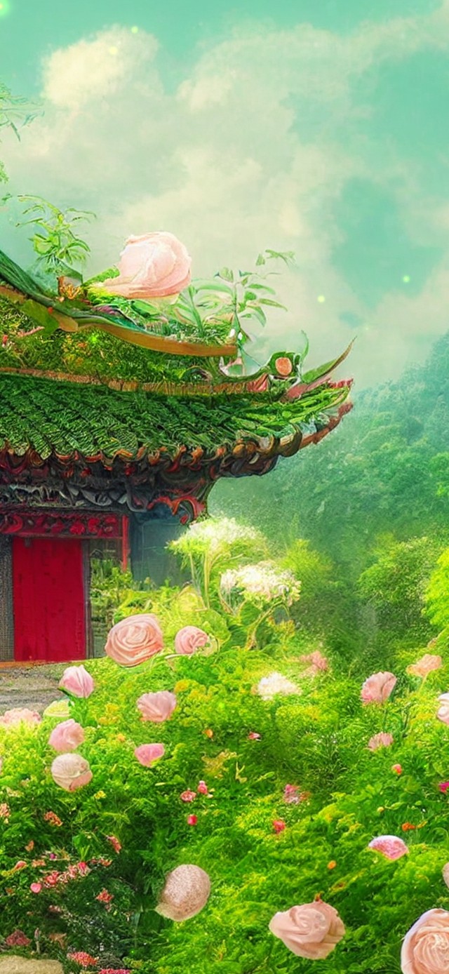 唯美治愈花园绿屋