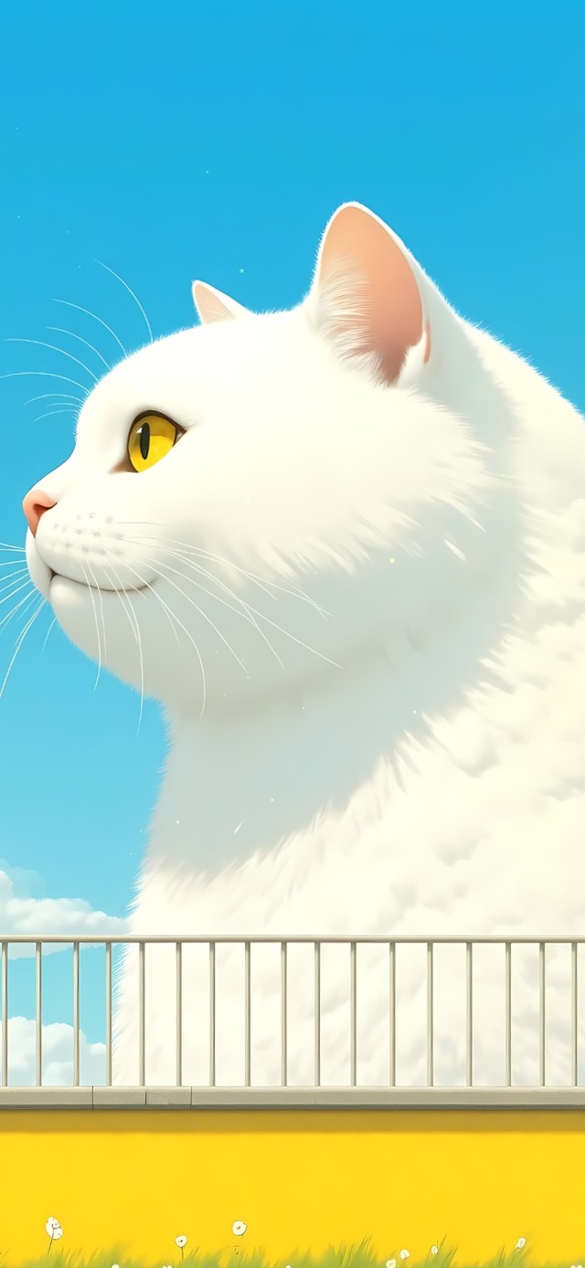屋顶猫咪