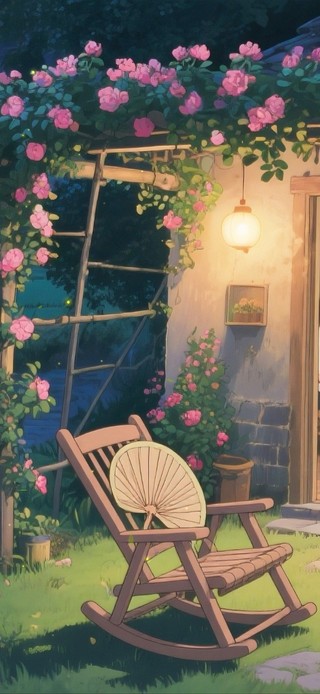 夏夜乡下人家