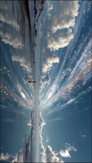 水镜天空
