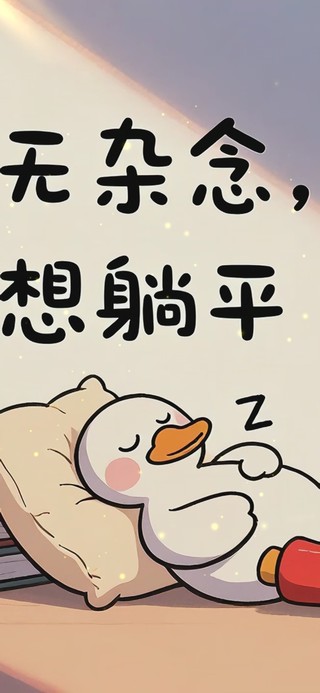 心无杂念只想躺平