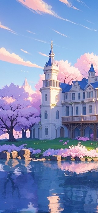 岛上樱花城堡