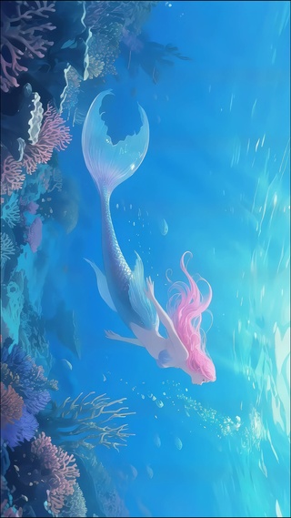 海底人鱼女孩