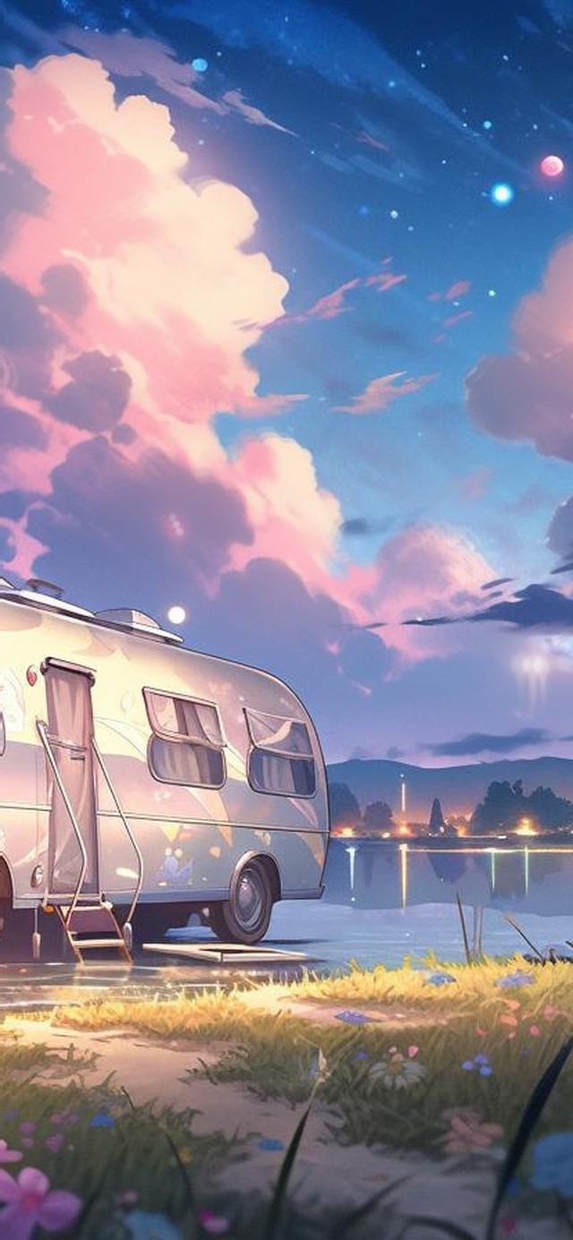 白小狸壁纸-房车旅行05