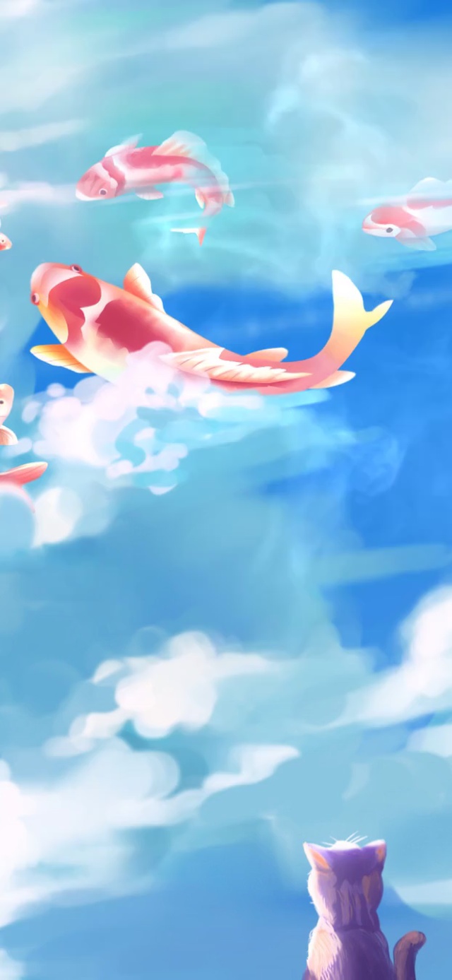 幻想天空 动漫手机动态壁纸 动漫手机壁纸下载 元气壁纸