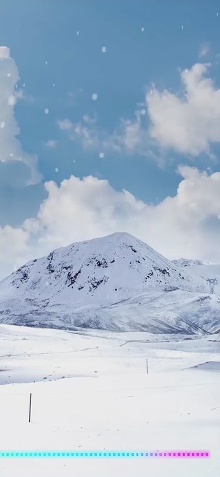 雪色神山