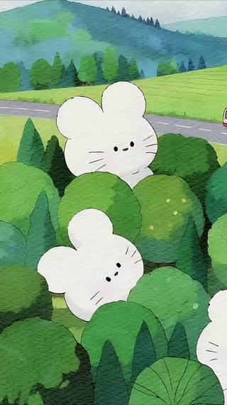 乡村捉迷藏小兔