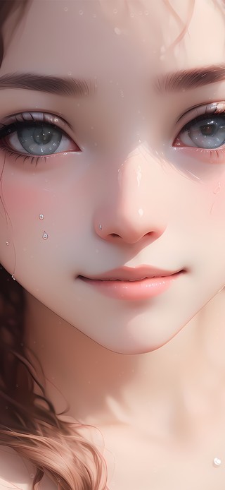 泪眼朦胧少女