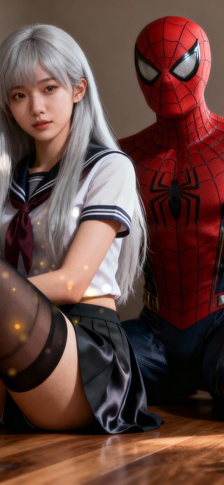 美女与蜘蛛侠薄暮染作温婉