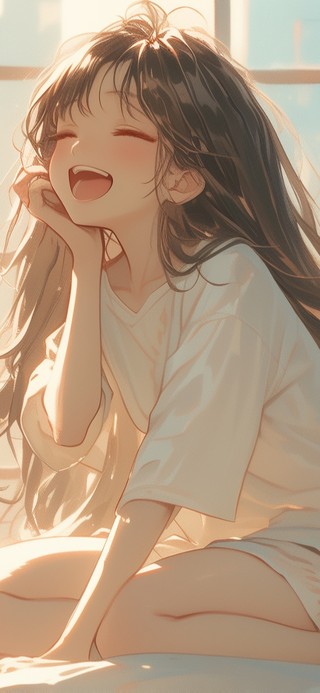 不想起床的美少女