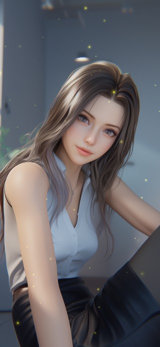如新雪般洁白无瑕，光滑宛如凝脂