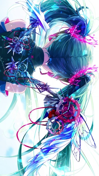 初音未来 唯美背影