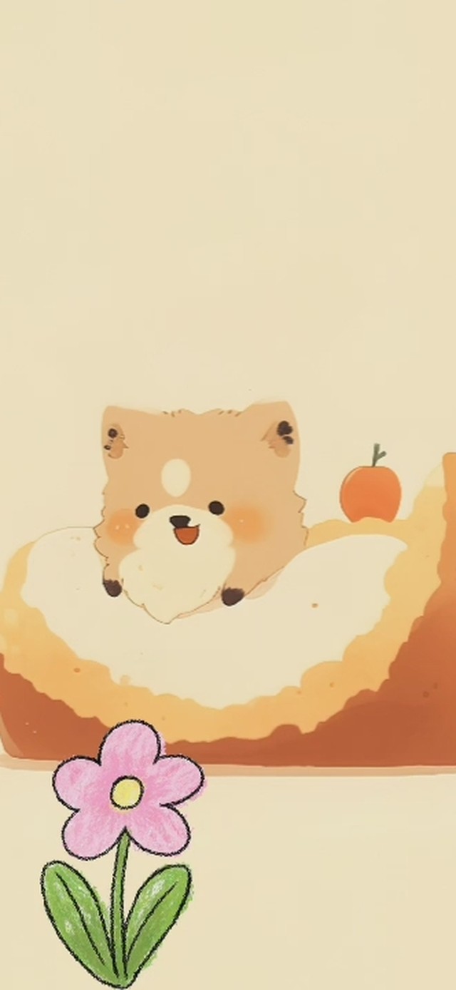可爱小花和小熊